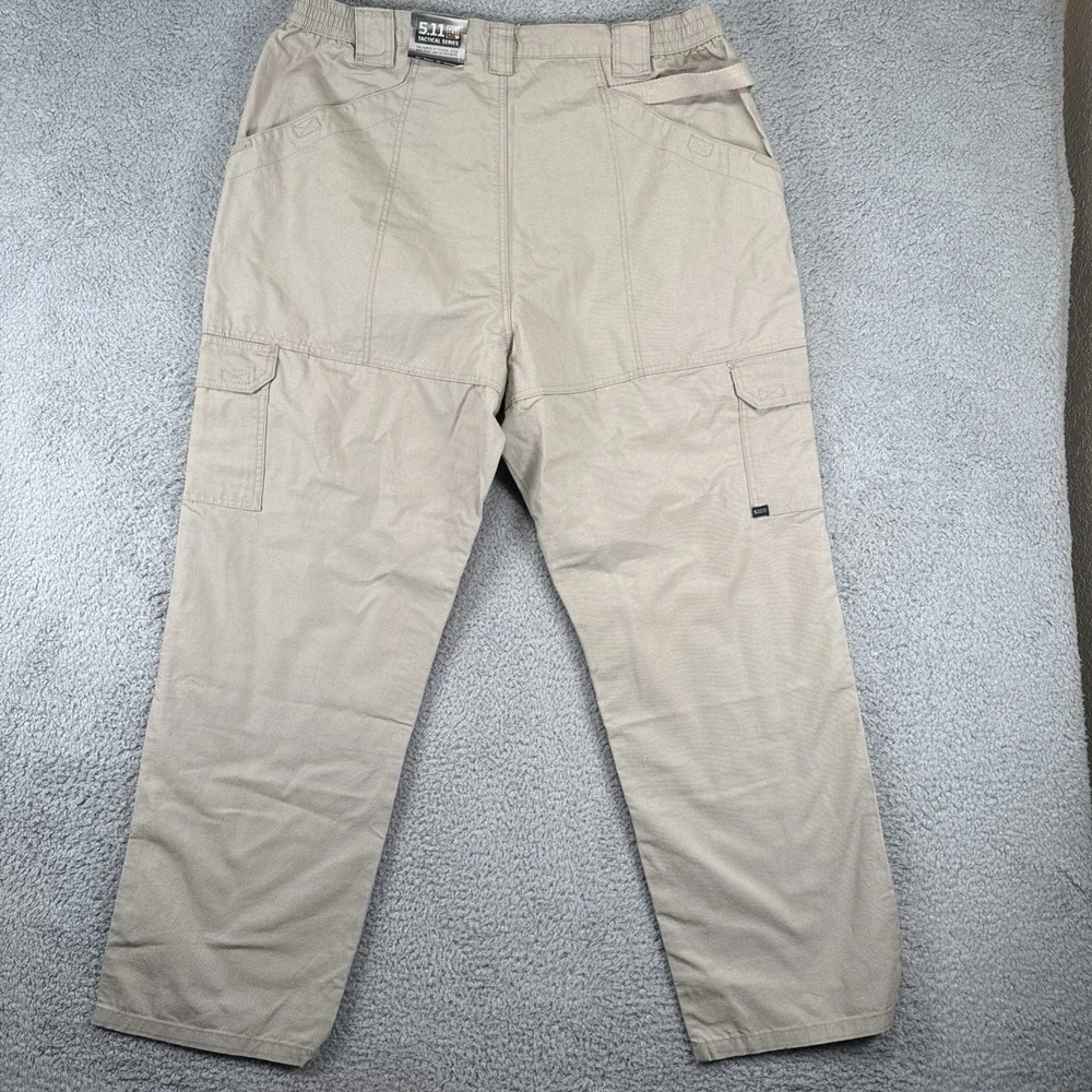 5.11 Tactical Pants Mens 42x32 74251 Khaki Utility‎ Workwear Cargo NEW